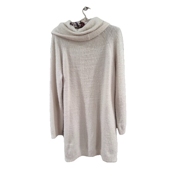 LOU & GREY Loft Lashout Cowl Neck Sweater Dress Tunic Medium Soft Cozy - Picture 6 of 6